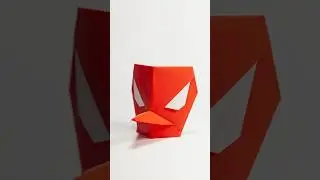 #origamitengu #tengumask #traditionalorigami #japanesemask #origamiart  #timelapsevideo #fypシ