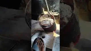 Molten Aluminum Calm Moment #hotmetal