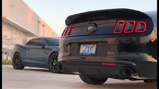 S197 Mustang GT VS. 5th Gen Camaro SS!