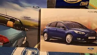 Ford Focus Mk3.5 and Mk2 CC brochures