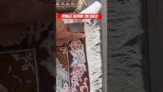 Fringe Repair on Persian Rugs in Berkeley , San Francisco #fringerepair #fringeremove #rugresizing
