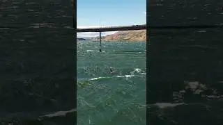 COLUMBIA RIVER GOES OFF! FOILING XL RIVER WAVES