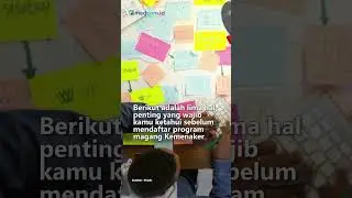 MAGANG NASIONAL KEMNAKER 2025, 5 HAL INI WAJIB KAMU KETAHUI