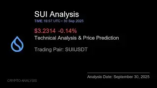 SUI (SUIUSDT) Technical Analysis - Price Prediction & Buy or Sell September 30, 2025