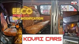 #eeco SUBSCRIBER FROM QATAR | MIDDLE 2+1 SEAT MODIFICATION @kovaicarseats #kovaicars #kcs #audio