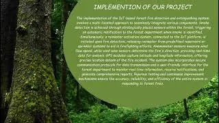 IOT based forest fire detection and extinguishing system