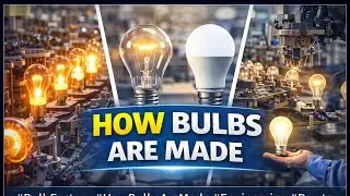 How Light Bulbs Are Made 💡 | Inside Bulb Factory Manufacturing Process | Rawtory