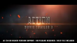 Action Movie Trailer 3 | After Effects Template | Openers