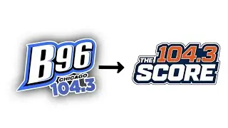 Last 3 hours of WBMX-FM, Signs on as WSCR-AM Simulcast 104.3 The Score