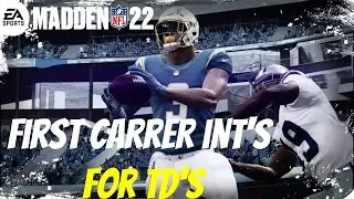 Madden 22 Career Mode: First career Int's in CLUTCH TIME! (DOWN TO THE WIRE)!