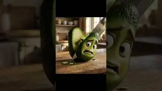 Your Avocado Has Feelings...🥑 GoShortsAi #aifrui #funny #animation #asmr #viral #ytshorts #foryou