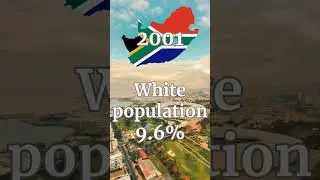 White population in South Africa (1985-2022) #southafrica #population