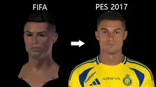 Converting face from PES 2021 (FIFA model) to PES 2017