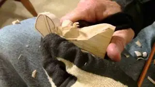 Carving The Simple 3 Piece Nativity Part 1