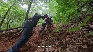 Riding Dirt-Bikes at Barnwell Mountain ATV Park
