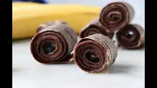VEGAN CHOCOLATE BANANA FRUIT LEATHER
