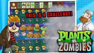Plant Vs Zombies PC Gameplay - Crazy Dave Challenge - Marigold, Cherry bomb, Wallnut