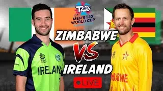 Zimbabwe vs Ireland Group B - Live Cricket Score, Commentary | Live Cricket T20 World Cup