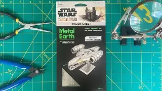 MEM:0023:Metal Earth - The Razor Crest - Unboxing & Timelapse build