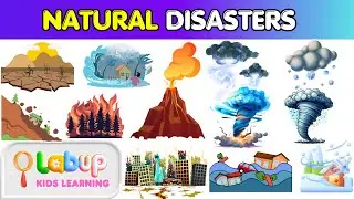 Learn Natural Disasters Names in English | Amazing Vocabulary Lesson for Children | Kids English