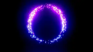 Neon Energy Loop &ndash; Futuristic Glowing Circle Animation | Motion Graphics Background | Free to use