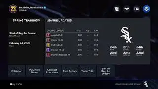 MLB 2023- White Sox Rebuild   / Year 2 Spring Training  Team