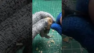 Ever tried carving an owl?🦉Fun, simple, and just adorable. #woodcarving #whittling #carvingtok