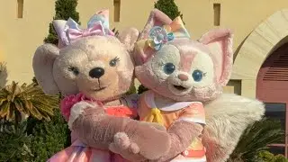 4K リーナ・ベルとシェリーメイ 仲良しグリーティング　東京ディズニーシー　TOKYO DisneySEA