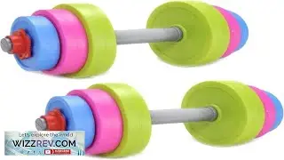 Kids Workout Dumbbell Weights Set Toddler Toy Gym Equipment for Pretend