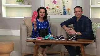 Vionic Orthotic Stripe Leather Thong Sandal - Tide Sport on QVC