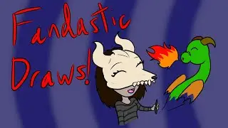 Fandastic Draws: Rainbow Flame Pride Derg Sticker