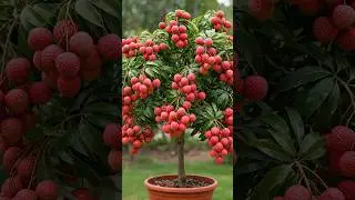 🌿Grow Lychee Trees FAST with This ONE Simple Trick🍒 #gardening