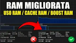 Come ridurre l'uso della memoria RAM e liberare le CACHE! - tutorial Windows 11 #ram #boost
