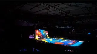 John Cain Arena transforms for Cirque du Soleil CRYSTAL