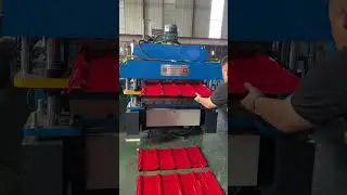 Color steel double layer steel profile  roof tile machine #roofsheet#colorsteel