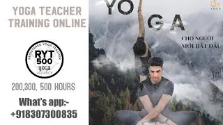 YTTC 500 HOURS Yoga Teacher Training Certificate Course