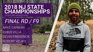 2018 New Jersey State Championships | Final RD, F9, MPO | Carman, Villa, Frederick, Veliky