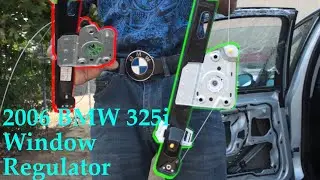 GenZ Mechanic - 2006 BMW 325i Rear Driver Side Window Regulator Replacement