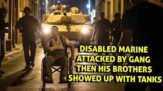 Disabled Marine Attacked by Gang   Then His Brothers Showed Up With Tanks