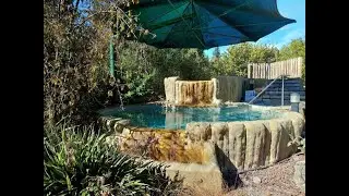 HANMER SPRINGS in 1 minute - New Zealand - MTB and hot springs and slides
