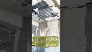 Precision Demolition: How Workers Safely Lower Concrete Slabs!