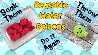 CROCHET WATER BALLOON QUICK EASY NO SEW CROCHET A LONG