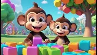 Oops! Monkey Mixed Up Big Small | English Nursery Rhyme | Kids Songs | Baby Music