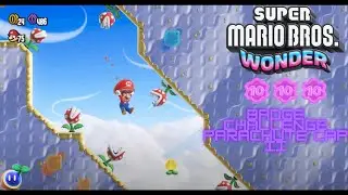 [Super Mario Bros. Wonder]  Badge Challenge Parachute Cap II All Collectables 100%