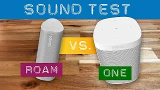 Sonos ROAM vs. Sonos One (2nd. generation). Audio, music quality sound test.