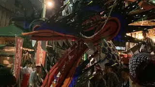 2019年 大牟田大蛇山  山崩し巡行  第三区祗園八剣神社