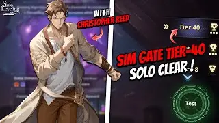 REED DETROYED SIMULATION GATE TIER-40(SOLO) ! SOLO LEVELING ARISE !