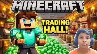 Minecraft Hardcore EP 3: Best Trading Hall Ever | OP Trades 