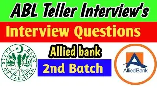 Allied Bank Teller Interview's | Interview Schedule 