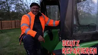 Nach dem Orkan - Deutz Dach provisorisch in der D&auml;mmerung reparieren!
